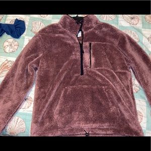 Purple Sherpa Pullover PINK